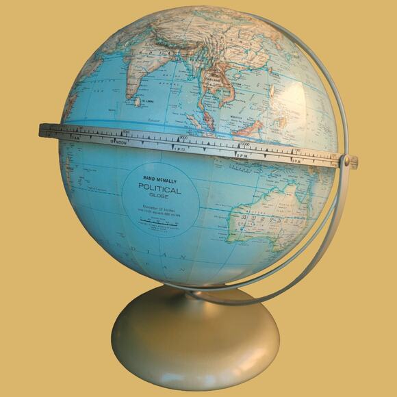 Vintage 1967 Rand McNally Political Globe - Picture 1 of 6